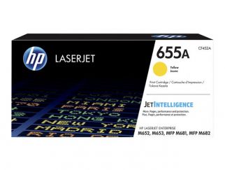 HP 655A - Yellow - original - LaserJet - toner cartridge (CF452A) - for Color LaserJet Managed Flow MFP M681, LaserJet Enterprise Flow MFP M681, MFP M682