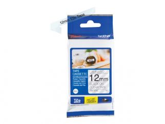 Brother TZe-131S - Black on transparent - Roll (1.2 cm x 4 m) 1 cassette(s) laminated tape - for Brother PT-D210, D600, H110, P-Touch PT-1005, 1880, D460, D610, E310