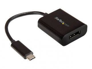 StarTech.com USB C to DisplayPort Adapter 4K 60Hz - USB Type-C to DP 1.4 Monitor Video Converter (DP Alt Mode) - Thunderbolt 3 Compatible - DisplayPort adapter - 24 pin USB-C to DisplayPort - 14 cm