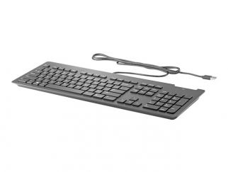 HP Business Slim - Keyboard - USB - UK - black - for HP 34, Z1 G9, Elite 800 G9, Pro 260 G9, 400 G9, ProOne 440 G9, ZBook Fury 15 G8, 17 G8