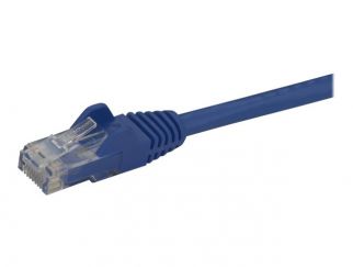 StarTech.com 10m CAT6 Ethernet Cable, 10 Gigabit Snagless RJ45 650MHz 100W PoE Patch Cord, CAT 6 10GbE UTP Network Cable w/Strain Relief, Blue, Fluke Tested/Wiring is UL Certified/TIA - Category 6 - 24AWG (N6PATC10MBL) - patch cable - 10 m - blue