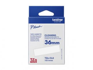 Brother TZe-CL6 - cleaning tape - 1 cassette(s) - Roll (3.56 cm x 8 m)