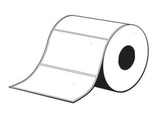 PP MATTE LABEL PREM DIE-CUT ROLL 102X76MM 365 LABELS