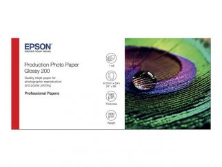 Epson Production - Polyethylene (PE) - glossy - microporous - 200 micron - Roll (60.96 cm x 30 m) - 200 g/m - 1 roll(s) photo paper - for SureColor P10000, P20000, SC-P10000, P20000, P6000, P7000, P7500, P8000, P9000, T7200