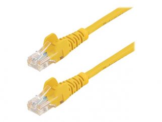 StarTech.com 1m Yellow Cat5e / Cat 5 Snagless Patch Cable - Patch cable - RJ-45 (M) to RJ-45 (M) - 1 m - UTP - CAT 5e - snagless - yellow