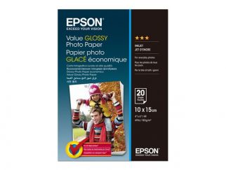 Epson Value - photo paper - glossy - 20 sheet(s) - 100 x 150 mm - 183 g/m²