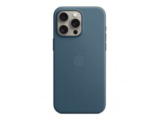Apple - Back cover for mobile phone - MagSafe compatibility - FineWoven - pacific blue - for iPhone 15 Pro Max