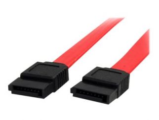 StarTech.com 24in SATA Serial ATA Cable - SATA cable - Serial ATA 150 - SATA (F) to SATA (F) - 2 ft - red - SATA24 - SATA cable - 0.6 m