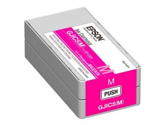 Epson GJIC5(M) - Magenta - original - ink cartridge - for Epson GP-C831, ColorWorks C831