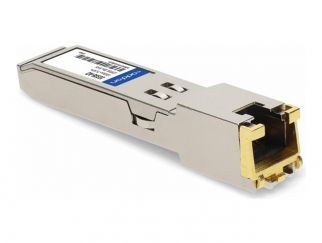 AddOn - SFP+ transceiver module (equivalent to: Extreme Networks 10338) - 10GbE - 1000Base-TX, 100Base-TX, 10GBase-T - RJ-45 - up to 30 m - TAA Compliant - for Extreme Networks ExtremeCloud E3120