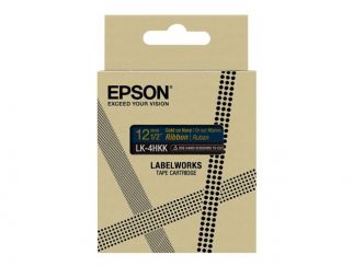 Epson LabelWorks LK-4HKK - ribbon tape - satin - 1 cassette(s) - Roll (1.2 cm x 5 m)