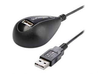 StarTech.com 5ft Desktop USB Extension Cable - A Male to A Female - 5 ft USB A to A Extension Cable - 5ft USB 2.0 Extension cord (USBEXTAA5DSK) - USB extension cable - USB (M) to USB (F) - 1.5 m - black - for P/N: MSDREADU2OTG, USB56KEM3, USB56KEMH2, UUSB