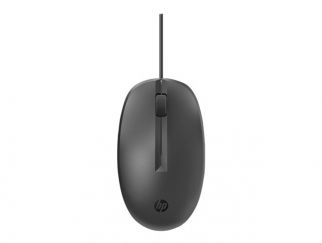 HP 125 - Mouse - wired - USB - black - promo - for HP 34, Elite Mobile Thin Client mt645 G7, Pro 290 G9, Pro Mobile Thin Client mt440 G3