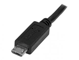 StarTech.com 0.5m 20in Micro-USB Extension Cable - M/F - Micro USB Male to Micro USB Female Cable (USBUBEXT50CM) - USB extension cable - Micro-USB Type B to Micro-USB Type B - 50 cm