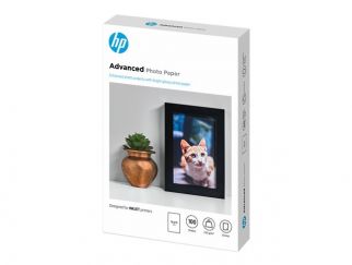 HP Advanced Glossy Photo Paper - Glossy photo paper - 100 x 150 mm - 250 g/m2 - 100 sheet(s)