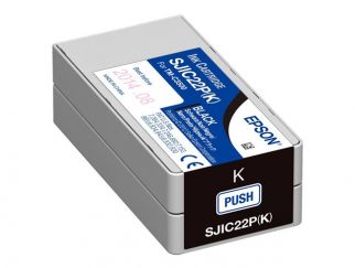 Epson SJIC22P(C) - Black - original - ink cartridge - for TM C3500