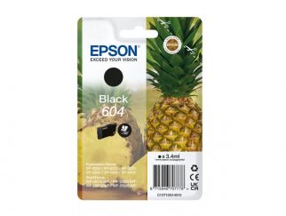 Epson 604 Singlepack - 3.4 ml - black - original - blister - ink cartridge - for Expression Home XP-2200, 2205, 3200, 3205, 4200, 4205, WorkForce WF-2910, 2930, 2935, 2950