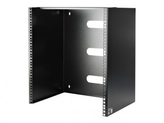 StarTech.com Wall Mount Patch Panel Rack - 15U Wall Mount Rack - 2 Post Open Frame Rack - Wall Mount Network Patch Panel (WALLMNT12) - wall mount bracket - 12U