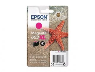 Epson Ink Cartridges, 603XL, Starfish, Singlepack, 1 x 4.0 ml Magenta, XL