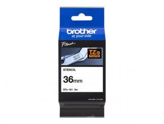 Brother STe-161 - Black - Roll (3.6 cm x 3 m) 1 cassette(s) stamp tape - for P-Touch PT-3600, PT-9200, PT-9500, PT-9600, PT-9700, PT-9800, P-Touch R RL-700