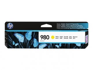 HP 980 - D8J09A - 1 x Yellow - Ink cartridge - For Officejet Enterprise Color Flow X585z, X555dn, X555xh, X585dn, X585f