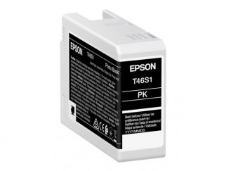 Epson T46S1 - 25 ml - photo black - original - ink cartridge - for SureColor P706, SC-P700, SC-P700 Mirage Bundling