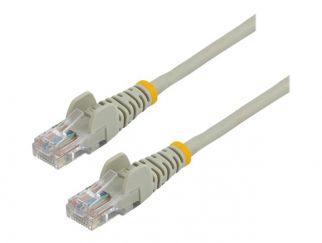 StarTech.com 1m Gray Cat5e / Cat 5 Snagless Patch Cable - Patch cable - RJ-45 (M) to RJ-45 (M) - 1 m - UTP - CAT 5e - molded, snagless - grey