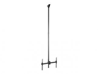 StarTech.com Ceiling TV Mount - 8.2' to 9.8' Long Pole - Full Motion - Supports Displays 32" to 75" - For VESA Mount Compatible TVs (FPCEILPTBLP) - Bracket - for flat panel - heavy duty steel - black - screen size: 32"-70" - ceiling mountable - for P/N: H