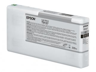 Epson T9137 - light black - original - ink cartridge