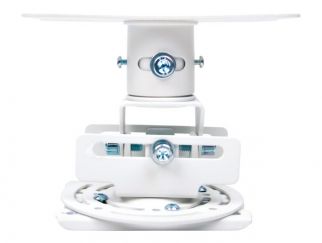 Optoma OCM818W-RU - Ceiling mount for projector - white - for Optoma ES556, EW1691, EW556, EW631, EX555, EX556, HD6720, ProScene EX785, ThemeScene HD23