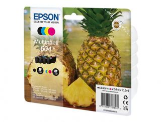 Epson 604 Multipack - 4-pack - black, yellow, cyan, magenta - original - blister - ink cartridge - for Expression Home XP-2200, 2205, 3205, 4200, 4205, WorkForce WF-2910, 2930, 2935, 2950