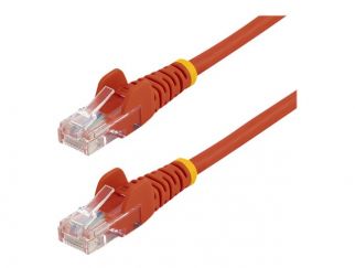 StarTech.com 5m Red Cat5e / Cat 5 Snagless Ethernet Patch Cable 5 m - Network cable - RJ-45 (M) to RJ-45 (M) - 5 m - UTP - CAT 5e - snagless, stranded - red