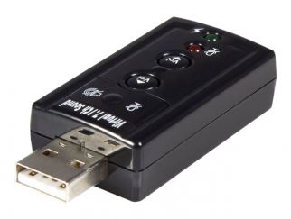 StarTech.com Virtual 7.1 USB Stereo Audio Adapter External Sound Card - Sound card - stereo - USB 2.0 - ICUSBAUDIO7 - sound card