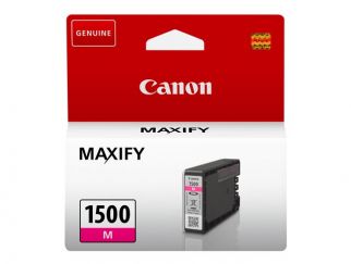 Canon PGI-1500M - 4.5 ml - magenta - original - ink tank - for MAXIFY MB2050, MB2150, MB2155, MB2350, MB2750, MB2755