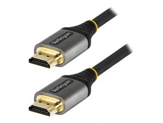 StarTech.com 12ft (4m) HDMI 2.1 Cable, Certified Ultra High Speed HDMI Cable 48Gbps, 8K 60Hz/4K 120Hz HDR10+ eARC, Ultra HD 8K HDMI Cable/Cord w/TPE Jacket, For UHD Monitor/TV/Display - Dolby Vision/Atmos, DTS-HD (HDMM21V4M) - HDMI cable with Ethernet - 4