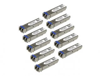 StarTech.com Cisco GLC-LH-SM Compatible SFP Module, 1000BASE-LX/LH, 1GbE SMF Optic Transceiver, LC Connector, 10km, 1310nm Cisco Firepower, ASR920, IE2000 Mini GBIC Transceiver 1GE SFP - Lifetime Warranty (GLCLHSM10PST) - SFP (mini-GBIC) transceiver modul