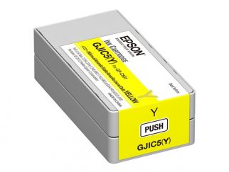 Epson GJIC5(Y) - Yellow - original - ink cartridge - for Epson GP-C831, ColorWorks C831