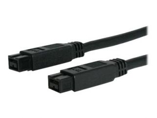 StarTech.com 10 ft 1394b Firewire 800 Cable 9-9 M/M - IEEE 1394 cable - FireWire 800 (M) to FireWire 800 (M) - 10 ft - black - 1394_99_10 - IEEE 1394 cable - FireWire 800 to FireWire 800 - 3 m