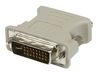 StarTech.com DVI to VGA Cable Adapter - DVI (M) to VGA (F) - 1 Pack - Male DVI to Female VGA (DVIVGAMF) - VGA adapter - DVI-I (M) to HD-15 (VGA) (F) - beige - for P/N: MXT101MMHD15, MXT101MMHD6