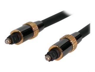 StarTech.com 20 ft. (6.1 m) Digital Optical Audio Cable - Toslink Digital Optical SPDIF - Premium - Male/Male - Optical Audio Cable (TOSLINK20) - digital audio cable (optical) - SPDIF - 6.1 m