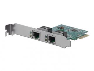 StarTech.com Dual Port Gigabit PCI Express Server Network Adapter Card - 1 Gbps PCIe NIC - Dual Port Server Adapter - 2 Port Ethernet Card (ST1000SPEXD4) - network adapter - PCIe - Gigabit Ethernet x 2