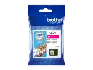 Brother LC421M - Magenta - original - ink cartridge - for Brother DCP-J1140DW, MFC-J1010DW, MFC-J1012DW