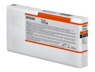 Epson T913A - orange - original - ink cartridge