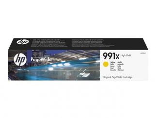 HP 991X - 182 ml - High Yield - yellow - original - PageWide - ink cartridge - for PageWide Color 755, PageWide Managed P77740, P77760, PageWide Pro 750, 772, 777