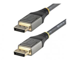 StarTech.com 13ft (4m) VESA Certified DisplayPort 1.4 Cable, 8K 60Hz HDR10, Ultra HD 4K 120Hz DP Video Cable, DisplayPort to DisplayPort Cable, DP Cord for Monitors/Displays, M/M - DP 1.4 Cable with Latches (DP14VMM4M) - DisplayPort cable - DisplayPort to