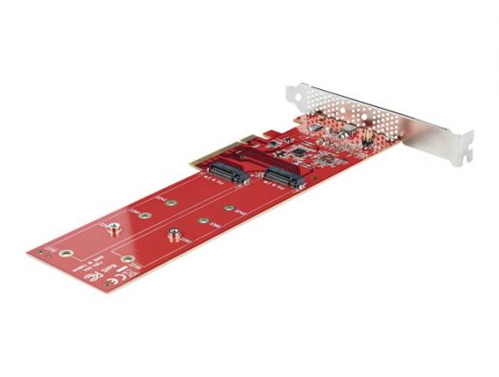 StarTech.com Dual M.2 PCIe SSD Adapter Card, x8 / x16 Dual NVMe or AHCI M.