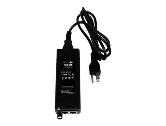 Cisco Meraki 802.3at PoE Injector - Power injector - AC 100-240 V - 30 Watt  - 1 Output Connector(s) - United States