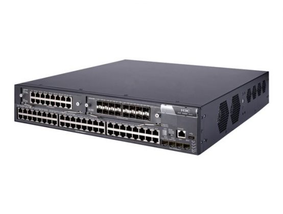 HPE 5800-48G Switch with 2 Slots - switch - 48 ports - Managed - rack ...