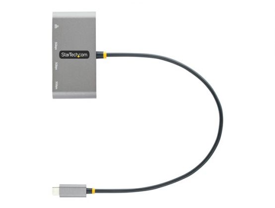StarTech.com 3 Port USB C Hub with Gigabit Ethernet RJ45 GbE Port - 2X  USB-A, 1x USB-C - SuperSpeed 10Gbps USB 3.1,3.2 Gen 2 Type C Hub Adapter -  USB