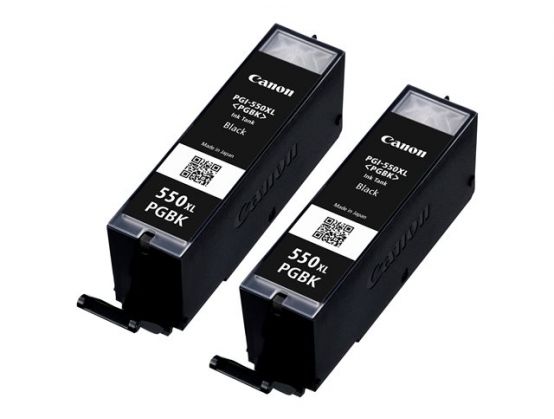 2 Canon PGI-550XL PGBK Compatible Ink for MG7550 MG5550 MG5650 MG6650 MX725